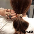 【HERA 赫拉】韓版氣質花瓣珍珠髮圈 H111100403(髮飾 髮圈)