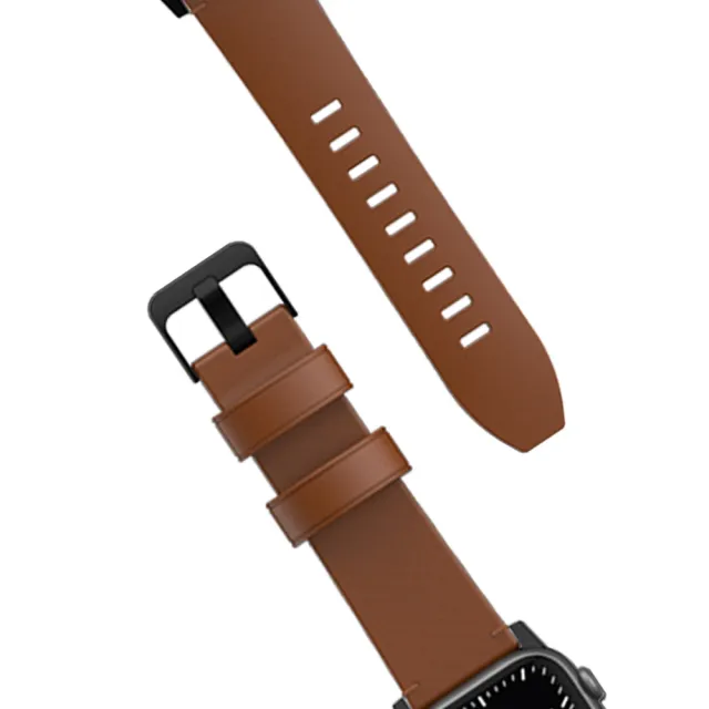 【VOYAGE】Apple Watch 42/44/45/49mm專用-義大利精品植鞣牛皮錶帶(Apple Watch1-8代&SE&Ultra 全系列適用)