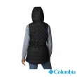 【Columbia 哥倫比亞 官方旗艦】女款- Omni-Heat 鋁點保暖連帽背心-黑色(UWR90480BK / 2022年秋冬)