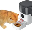 【u-ta】高清WIFI遠端觀看寵物自動餵食器PW3(加大飼料桶6公升款)