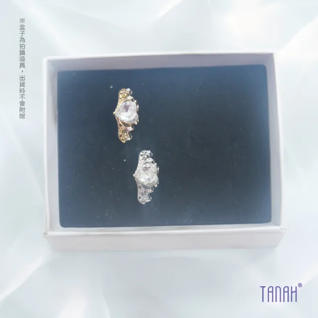 【TANAH】時尚配件 金屬心形鑲鑽款 戒指/手飾(F040)