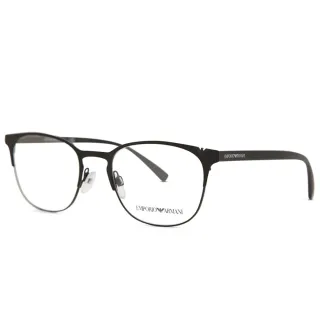 【EMPORIO ARMANI】輕量設計 時尚複合光學眼鏡 EA1059 3001 霧黑 公司貨