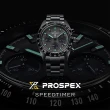 【SEIKO 精工】PROSPEX Speed Timer 夜視全黑熊貓太陽能手錶-39mm 母親節 禮物(V192-0AF0SD/SSC917P1)