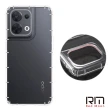 【RedMoon】OPPO Reno8 手機殼貼3件組 空壓殼-9H玻璃保貼2入