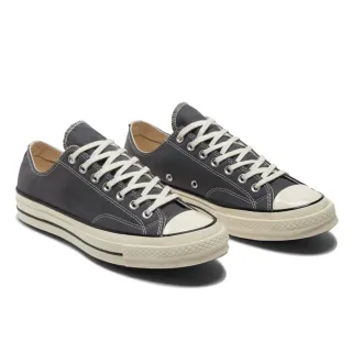 【CONVERSE品牌旗艦店】CHUCK 70 1970 OX 低筒 休閒鞋 男鞋 女鞋 深灰色(A01451C)