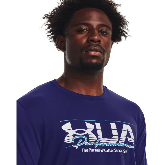 【UNDER ARMOUR】UA 男 Training Graphics 短袖T-Shirt _1376845-468(紫)