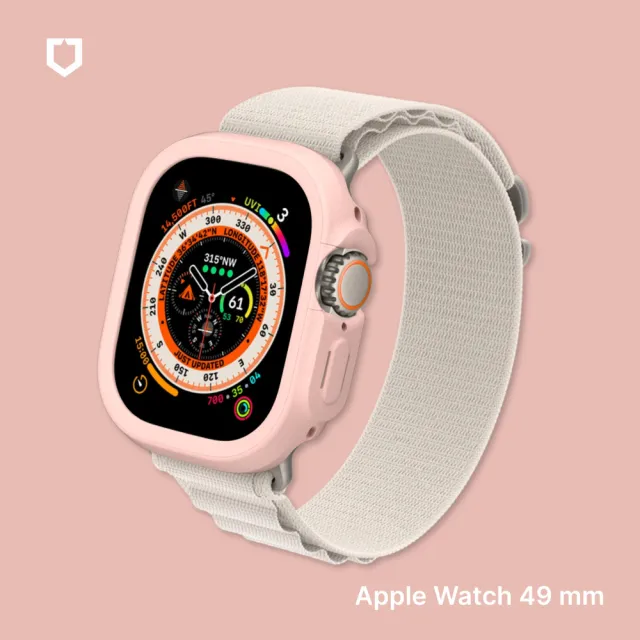 【RHINOSHIELD 犀牛盾】活動品 Apple Watch Ultra/Ultra2 49mm CrashGuard NX模組化防摔邊框手錶保護殼