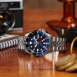 【SEIKO 精工】5 Sports 水鬼潮流GMT運動機械錶-藍x銀/42.5mm(SSK003K1/4R34-00A0B)