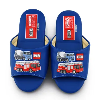 【童鞋城堡】中童室內拖鞋 TOMICA多美汽車(TM1819-藍)