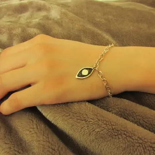 【mittag】eye bracelet_眼睛手鍊(兩面配戴 隨意搭配)