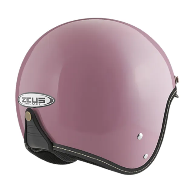 【ZEUS】ZS-388 素色 半罩式安全帽 內藏墨鏡(法國粉紅)