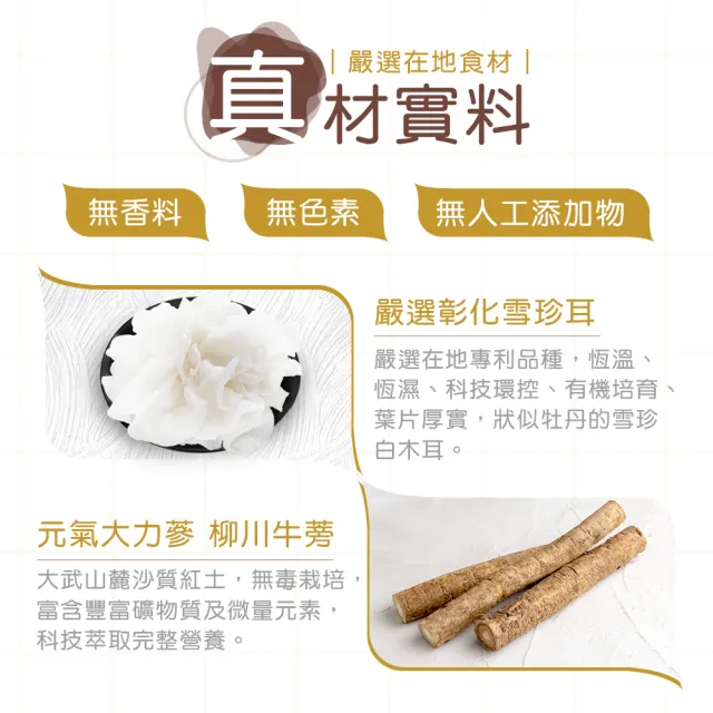 【植品良食】有機無糖牛蒡根燉耳禮盒組6入x4盒(白木耳飲/雪耳/銀耳露/低卡/威品嚴選)