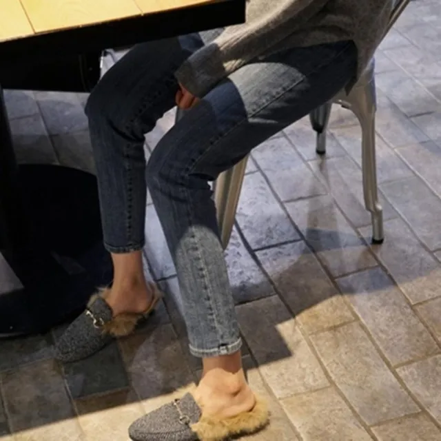 【漂亮小媽咪】秋冬 托腹牛仔褲 韓系 孕婦 牛仔褲 孕婦裝 孕婦托腹褲 孕