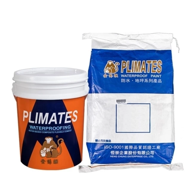 【金絲猴】P-215 水性複合式乳膠泥 A+B 5加侖桶裝樹脂 + 20公斤粉體