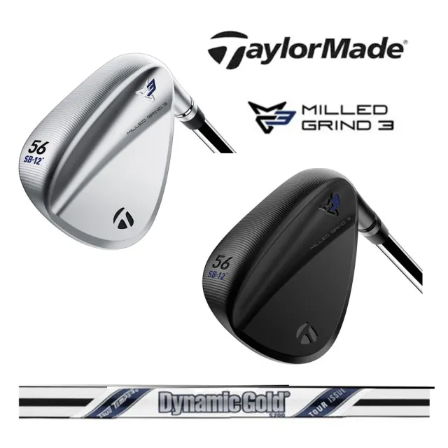 【TaylorMade】MG3 Milled Grind 第3代 Wedge 挖起桿 銀白色 和 黑色(生鐵桿面再進化 台灣公司正貨)