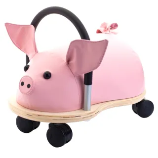 【Wheely Bug】扭扭滑輪車-粉紅豬 簡易包裝無彩盒(動物造型學步嚕嚕車 兒童滑步車)