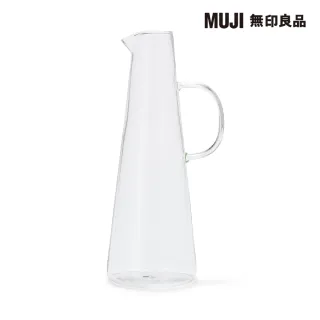 【MUJI 無印良品】玻璃花瓶/水瓶型.透明
