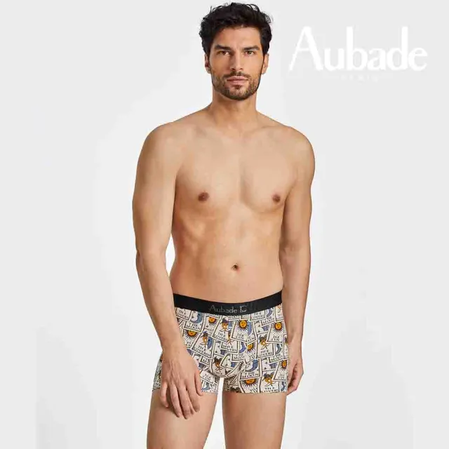 【Aubade】長版頂級莫代爾棉 彈性四角男褲 平口褲(SUN-2223)