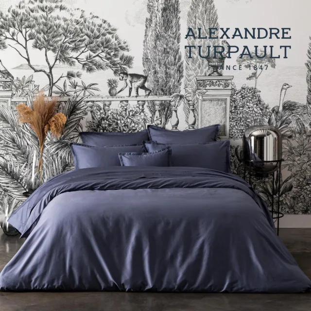 【Reve】Alexandre Turpault Teophile 素色有機棉雙人床包(雙人186x150cm)