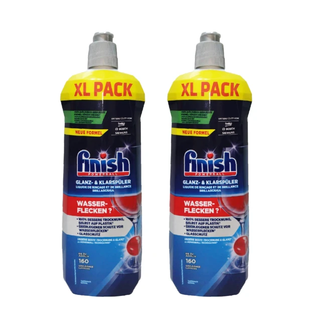 FINISH 光潔潤乾劑-無香精再升級800ml-2入(平輸品)