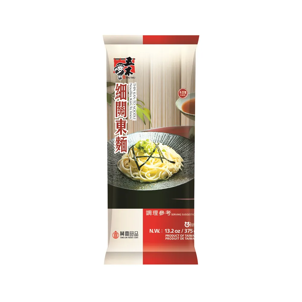 【五木-即期品】細關東麵五包組(375g/包)