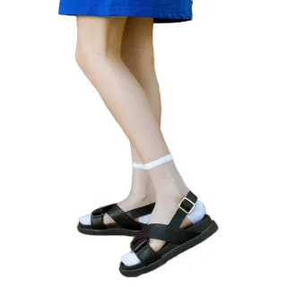 【SAS】日系透膚薄款水晶絲中筒襪 5雙(10款可選 透膚襪 中筒襪 水晶玻璃襪 卡絲襪 1766R)