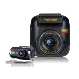【Polaroid 寶麗萊】S235GS+RC300B GPS區間測速 SONY夜視 行車紀錄器-快(附32G卡)