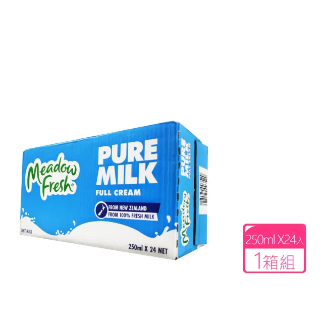 【美式賣場】紐麥福 全脂保久乳(250ml X 24入) 