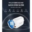 【Philips 飛利浦】超值2入組-20W typeC/USB 2孔PD快充充電器(DLP4326C)