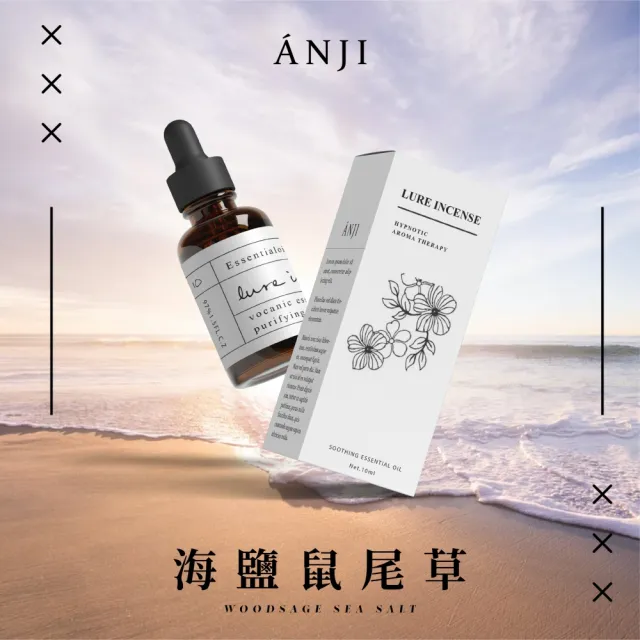 ANJI 安集】100%純天然海鹽鼠尾草香薰精油高級飯店香水氧機擴香石開運