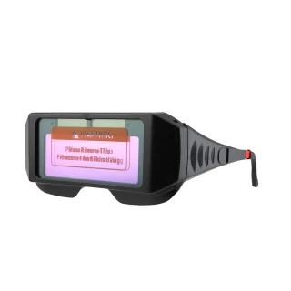 電焊眼鏡 變色眼鏡 焊工專用墨鏡 太陽能自動變光 防紫外線 焊工防護目鏡 自動變光 無眼鏡盒PG176