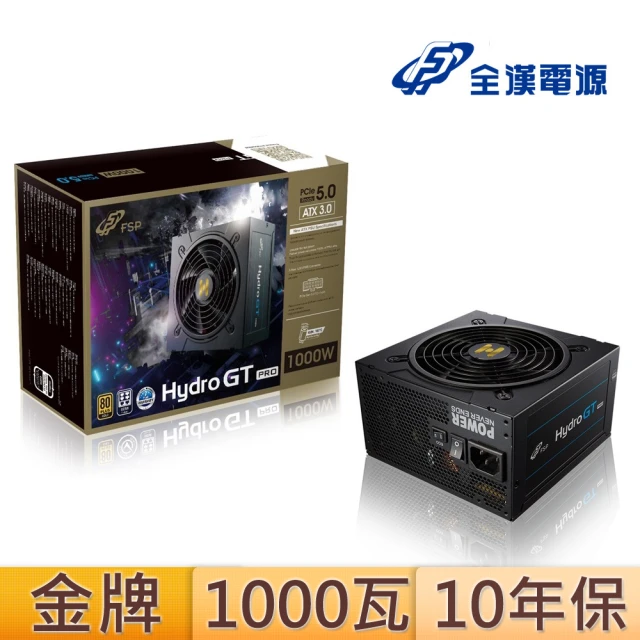 【FSP 全漢】Hydro GT PRO 1000W  80PLUS 金牌  電源供應器(HGT-1000 Gen5)