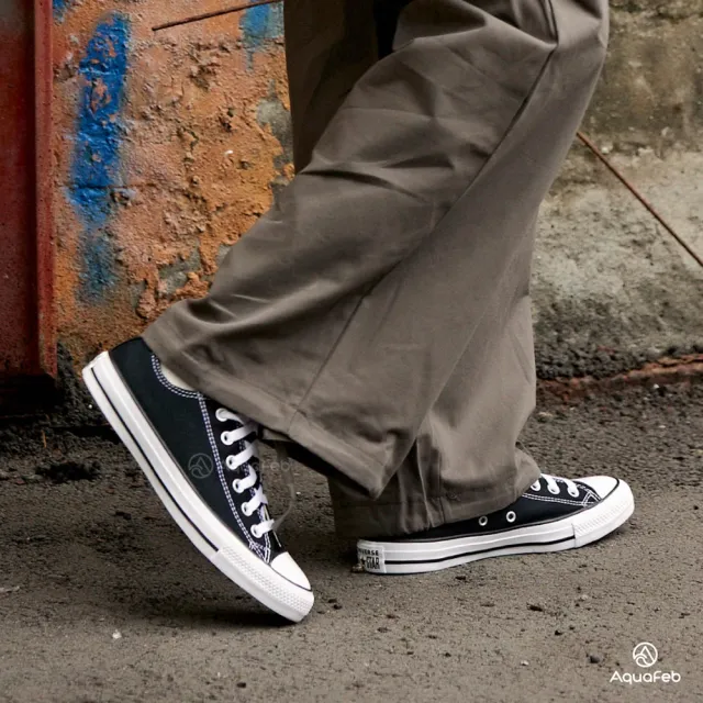 【CONVERSE】Chuck Taylor All Star 男鞋 女鞋 黑色 經典 基本款 低筒 休閒 帆布鞋 M9166C