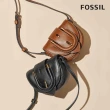 【FOSSIL 官方旗艦館】Harwell 真皮迷你翻蓋馬鞍包-咖啡色 ZB1849200