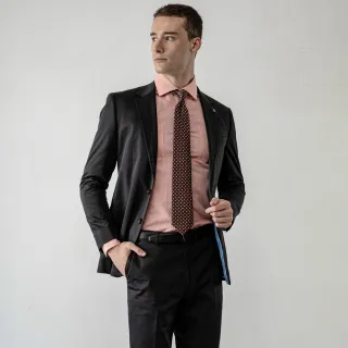 【SST&C】黑色彈力雙扣修身西裝外套0112004007(換季55折)
