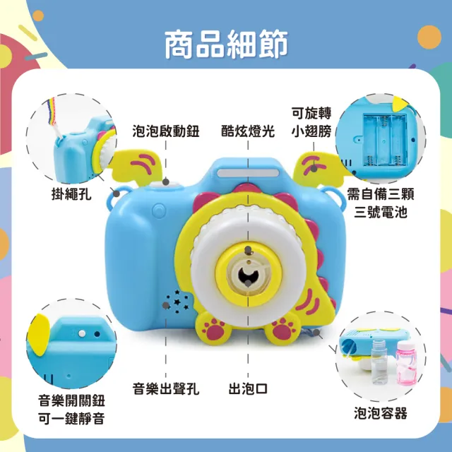 【OhBabyLaugh】電動泡泡機(兒童泡泡玩具/泡泡製造機/吹泡泡機/泡泡玩具相機)