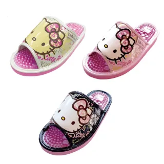 【SANRIO 三麗鷗】日本進口經典Hello Kitty按摩拖鞋(SA4153)