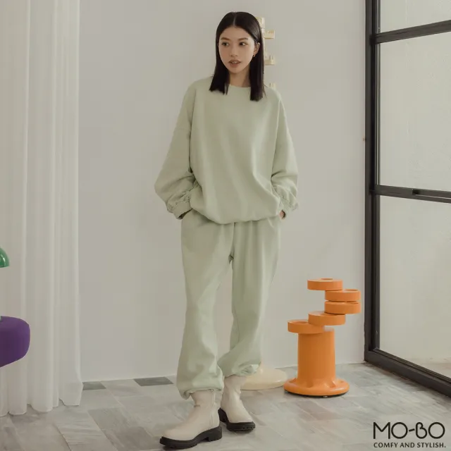 【MO-BO】MIT質感厚磅內刷毛棉質長褲(褲子)