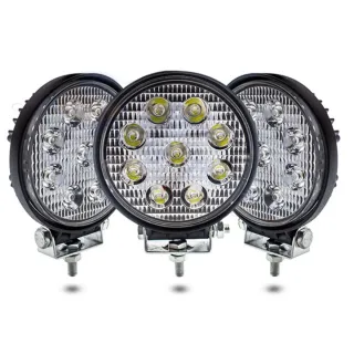 27W LED工作燈 12v 24v燈 led 霧燈 日行燈 工作燈 霧燈 貨車 照輪燈 大貨車燈 邊燈 探照燈 車