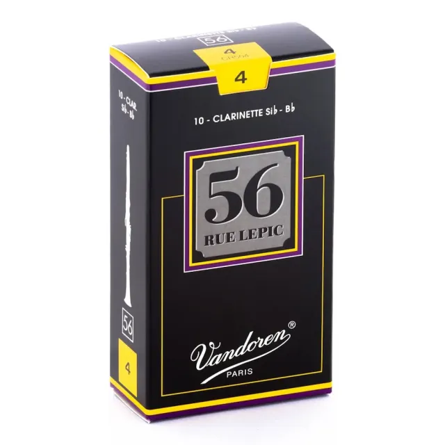 【Vandoren】CL-56 法國 Vandoren 豎笛竹片 黑盒 56系列 10片裝(Clarinet  REEDS 黑管竹片)