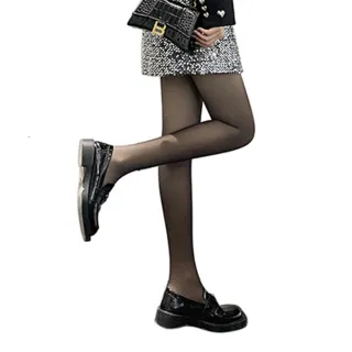 【KOKOYI原廠正貨】超保暖高腰隱形收腹假透膚裸膚加絨加厚打底褲襪(光腿神器 打底褲 絲襪 大尺碼 美腿)