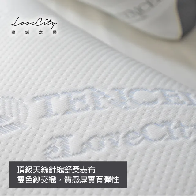 【寢城之戀】買1送1 石墨烯X萊賽爾天絲針織獨立筒釋壓枕(台灣製)