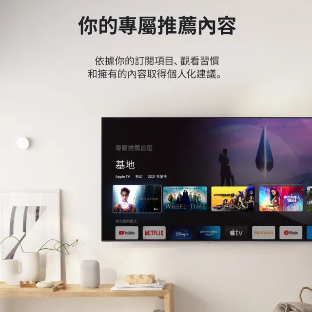 【Google】Chromecast 支援 Google TV HD 電視盒 HD版本(支援 Google TV/Netflix/Disney+/聯強國際公司貨)