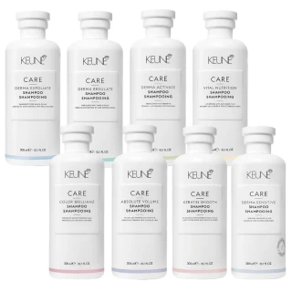 【KEUNE 肯葳】CARE系列-C1/C2/C3/C5/C6/C7/C8/C10 髮浴300ml 多款任選(平輸版)