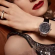 【Galtiscopio 迦堤】絢麗雛菊系列 時尚典雅腕錶 / 40mm 母親節 禮物(MG2RGS001BSRGLS)