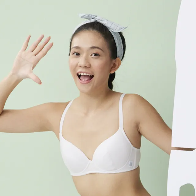 【BeenTeen 嬪婷】學生系列-甲殼素 A-C罩杯第三階段軟鋼圈內衣 BB2307FX(棉花灰)
