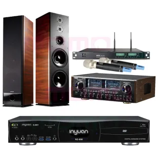 【音圓】S-2001 N2-550+SUGAR AV-8800+ACT-65II+K-105(點歌機4TB+擴大機+無線麥克風+喇叭)