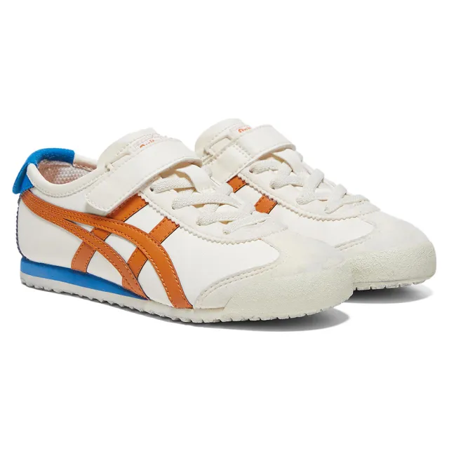 【Onitsuka Tiger】Onitsuka Tiger鬼塚虎-橘色線條 MEXICO 66 KIDS  兒童休閒鞋(1184A049-111)