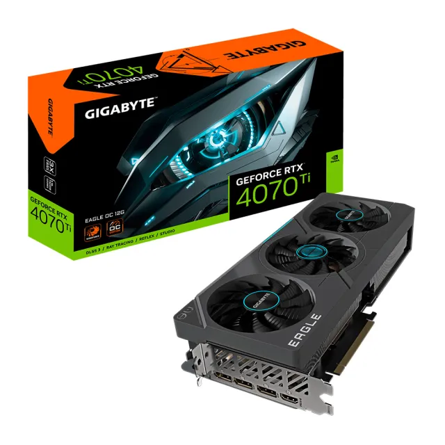 GIGABYTE 技嘉】GeForce RTX 4070 Ti EAGLE OC 12G(GV-N407TEAGLE OC