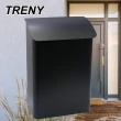 【TRENY】日式極簡信箱-砂黑